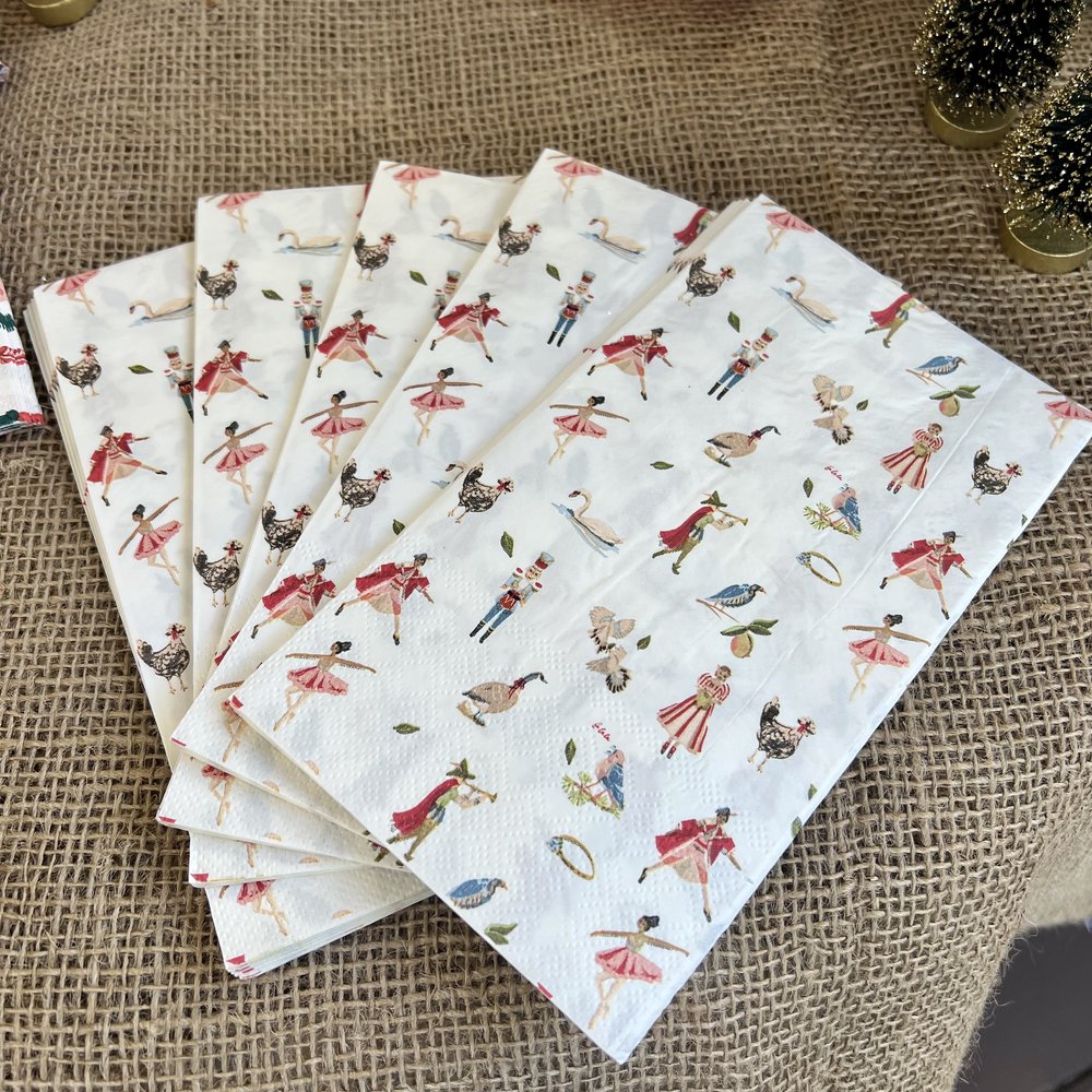 12 Days of Christmas Paper Diner Napkins (Set of 24)  Moment & Co  Tablescapes and Hosting — Moment & Company Tablescapes
